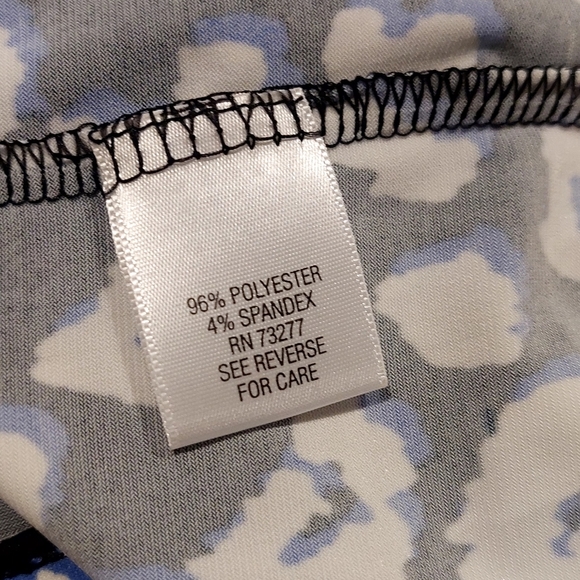 Apt. 9 Women's Size Medium White Dress Animal Print Sleeveless - Picture 6 of 7